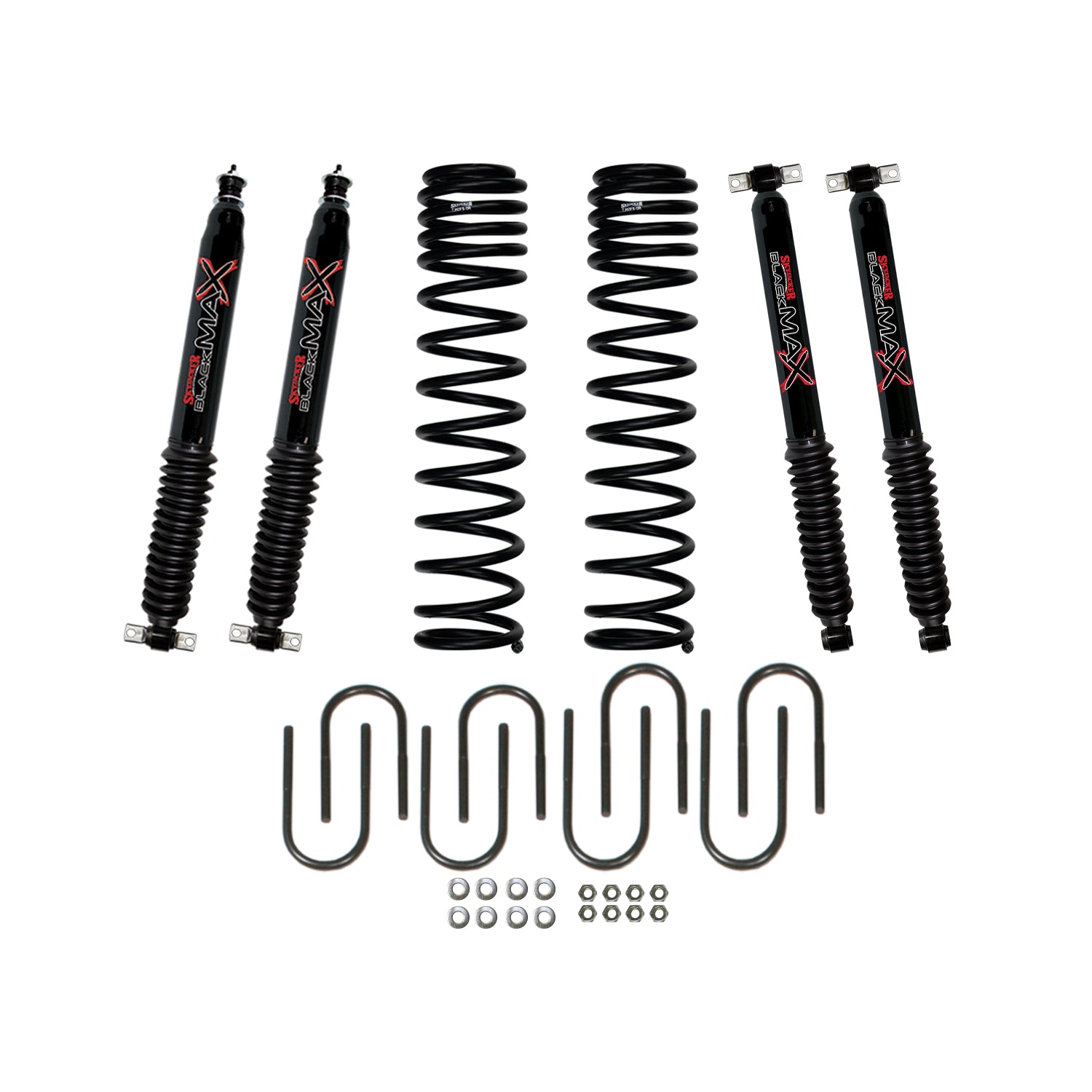 Skyjacker 84-01 Jeep Cherokee (XJ) 3 in Dual Rate Long Travel Suspension Lift Kit w/ Black Max Shock - JC3158SBLT