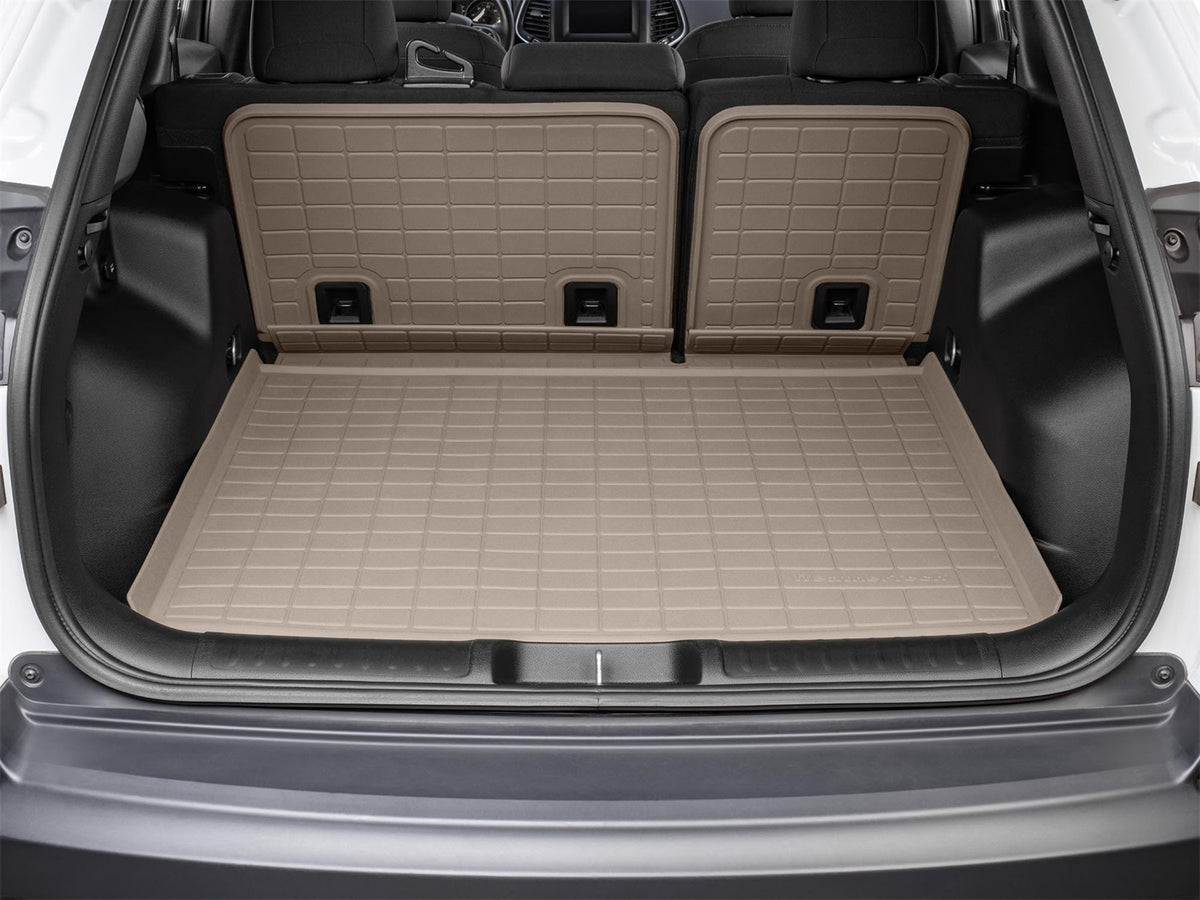 Weathertech - SeatBack Cargo Liner HP w/Bumper Protector - Tan Behind 2nd Row Seating 17-22 CR V - 411503IMSK