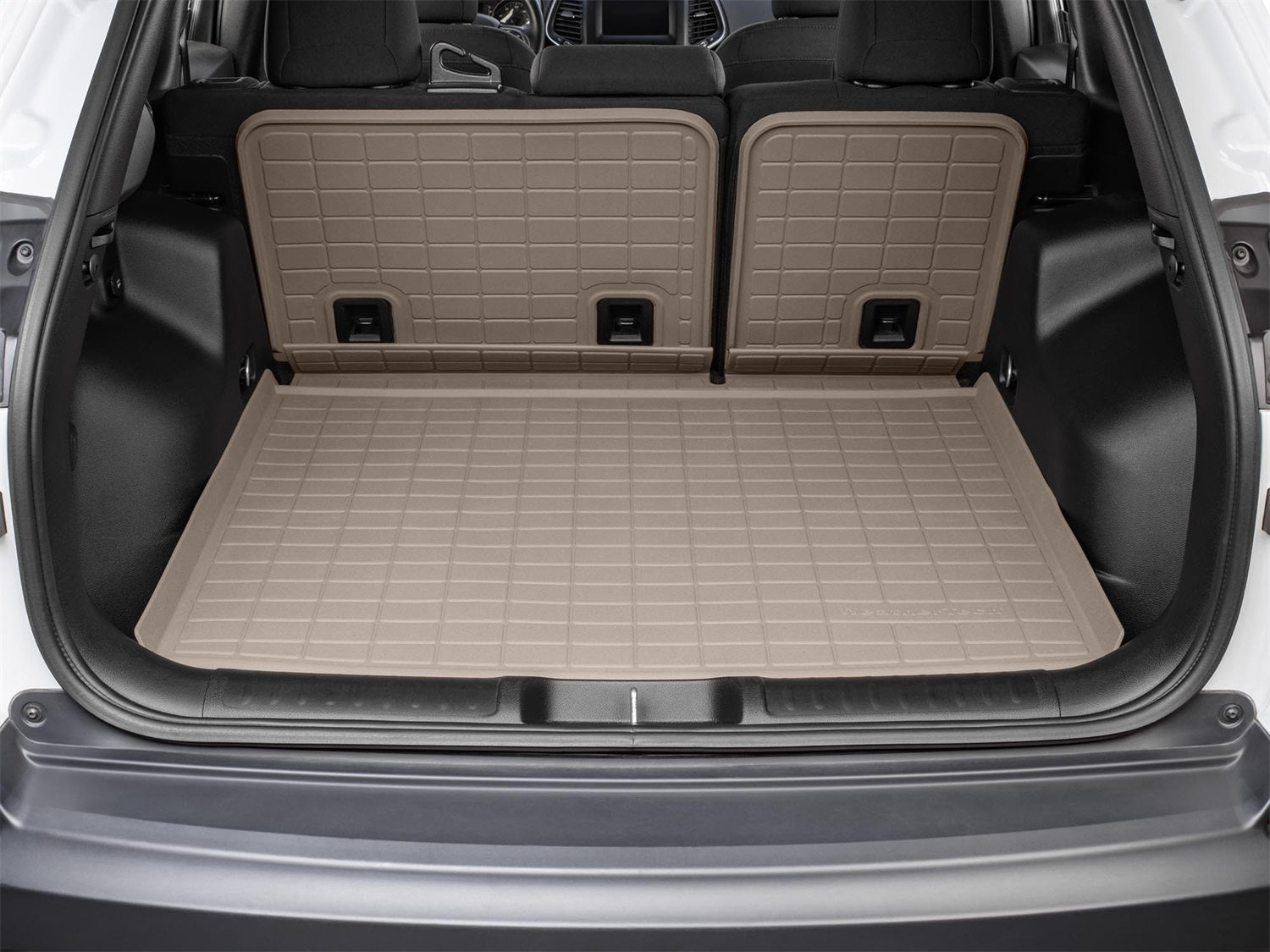 Weathertech - SeatBack Cargo Liner HP w/Bumper Protector - Tan Behind 2nd Row Seating 17-22 Honda CR-V - 411503IMSK