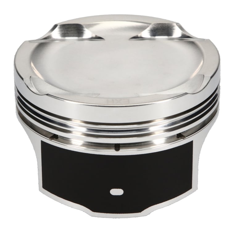 JE Pistons - Set of 4 Mitsubishi 4B11T 87.0mm Bore +.2 Dome Asymmetrical FSR Pistons - Set of 4 - 317842