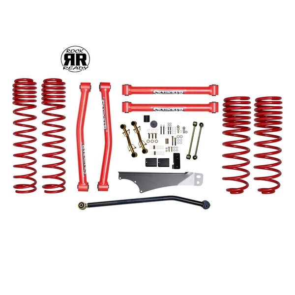 Skyjacker 07-18 Jeep Wrangler JK 4DR 4in Rock Ready Suspension Lift Kit - JK401KLTCR