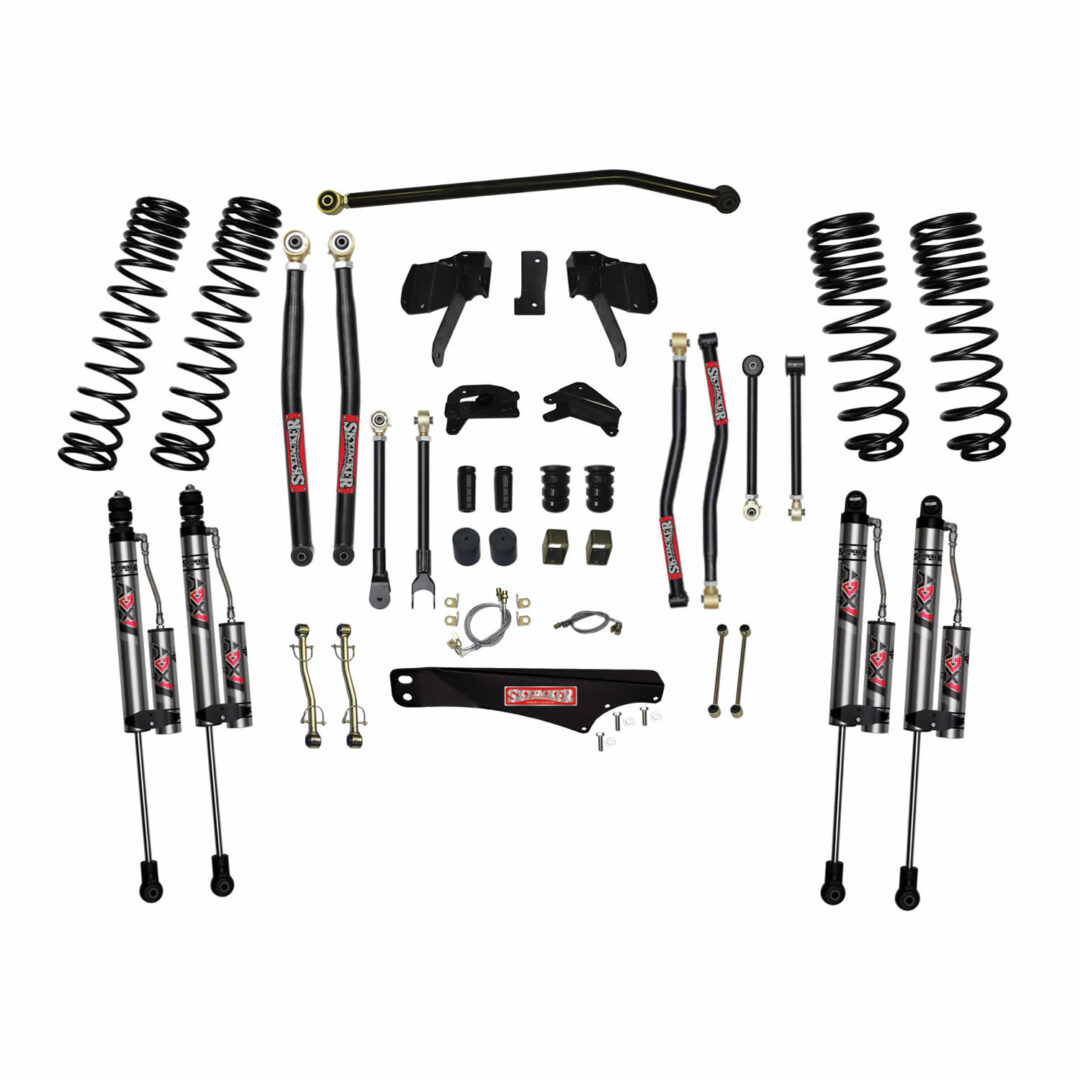 Skyjacker Jeep Wrangler JK 6in Long Arm Suspension Kit - JK60LKLT-SX