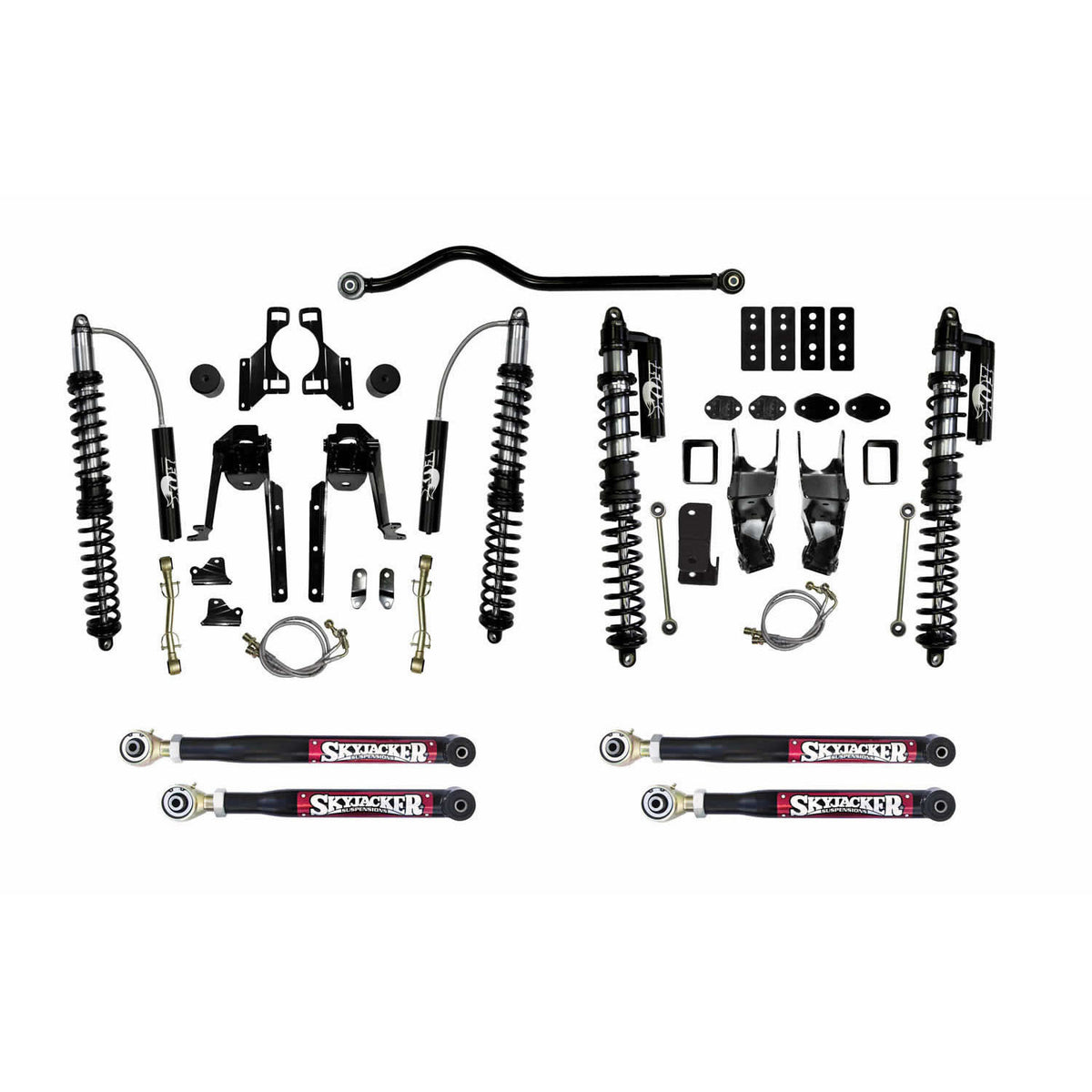 Skyjacker 07-17 Jeep Wrangler (JK) 5-6in Short Arm LeDuc Series Coil-Over Kit (Pitman Arm Required) - JK60SLSK-SX