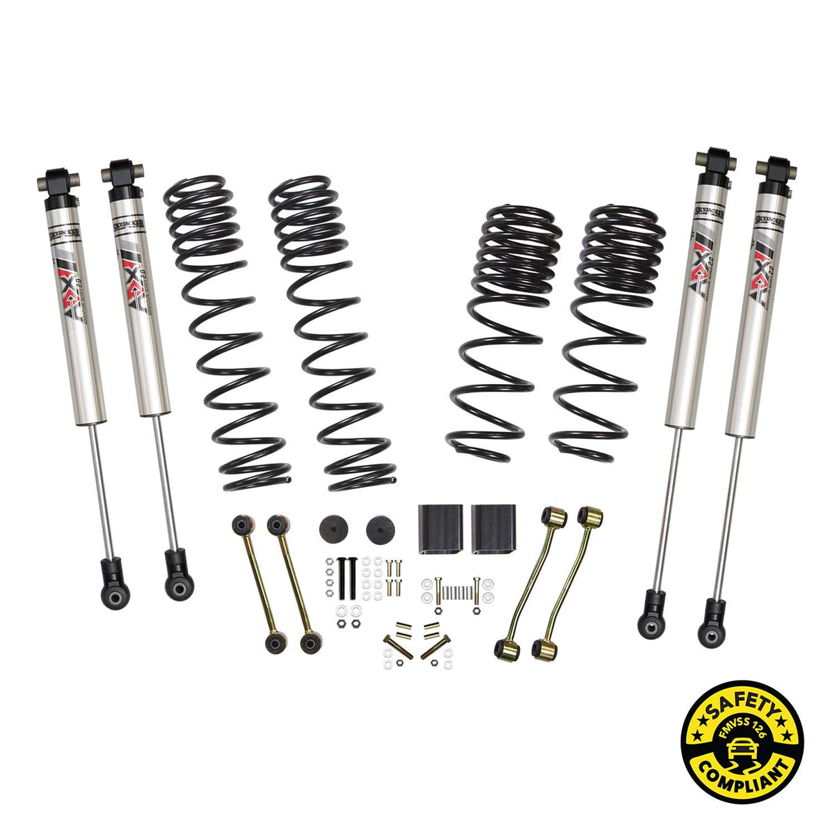 Skyjacker 18-25 Jeep Wrangler Jl Unlmtd 2 In. Susp. Lift Kit With ADX M2.0 Aluminum Monotube Shocks - JL25BKXMLT