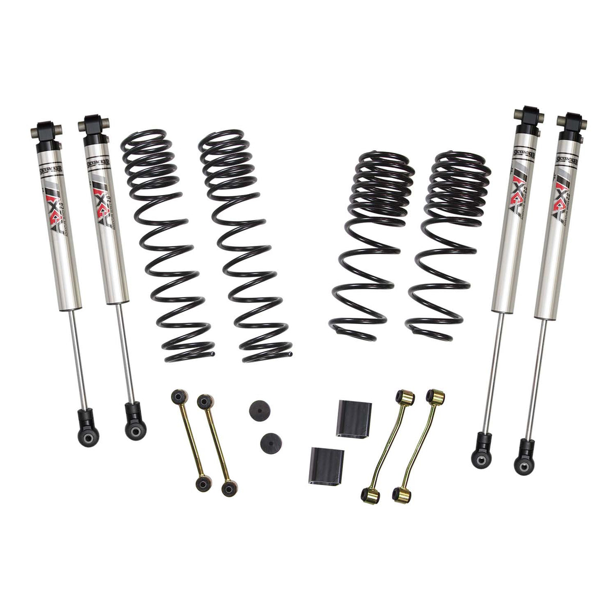 Skyjacker 21-25 Jeep Wrangler Jl 4Xe 2.5 In. Susp. Lift Kit With ADX M2.0 Aluminum Monotube Shocks - JL25EBKXMLT
