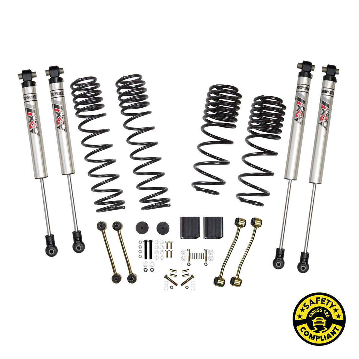 Skyjacker 21-25 Jeep Wrangler Jl Unlimited Rubicon 392 2.5 In. Susp. Lift Kit W ADX M2.0 Alum Shocks - JL25R3BKXMLT