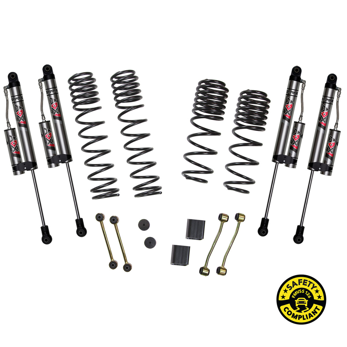 Skyjacker JL RUB DSL 2-2.5In 4DR LT ADX - JL25RBKXLTD