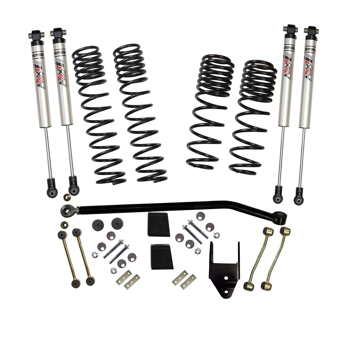 Skyjacker 21-25 Jeep Wrangler Jl 4Xe 3.75 In. Susp. Lift Kit With ADX M2.0 Aluminum Monotube Shocks - JL37EBKXMLT