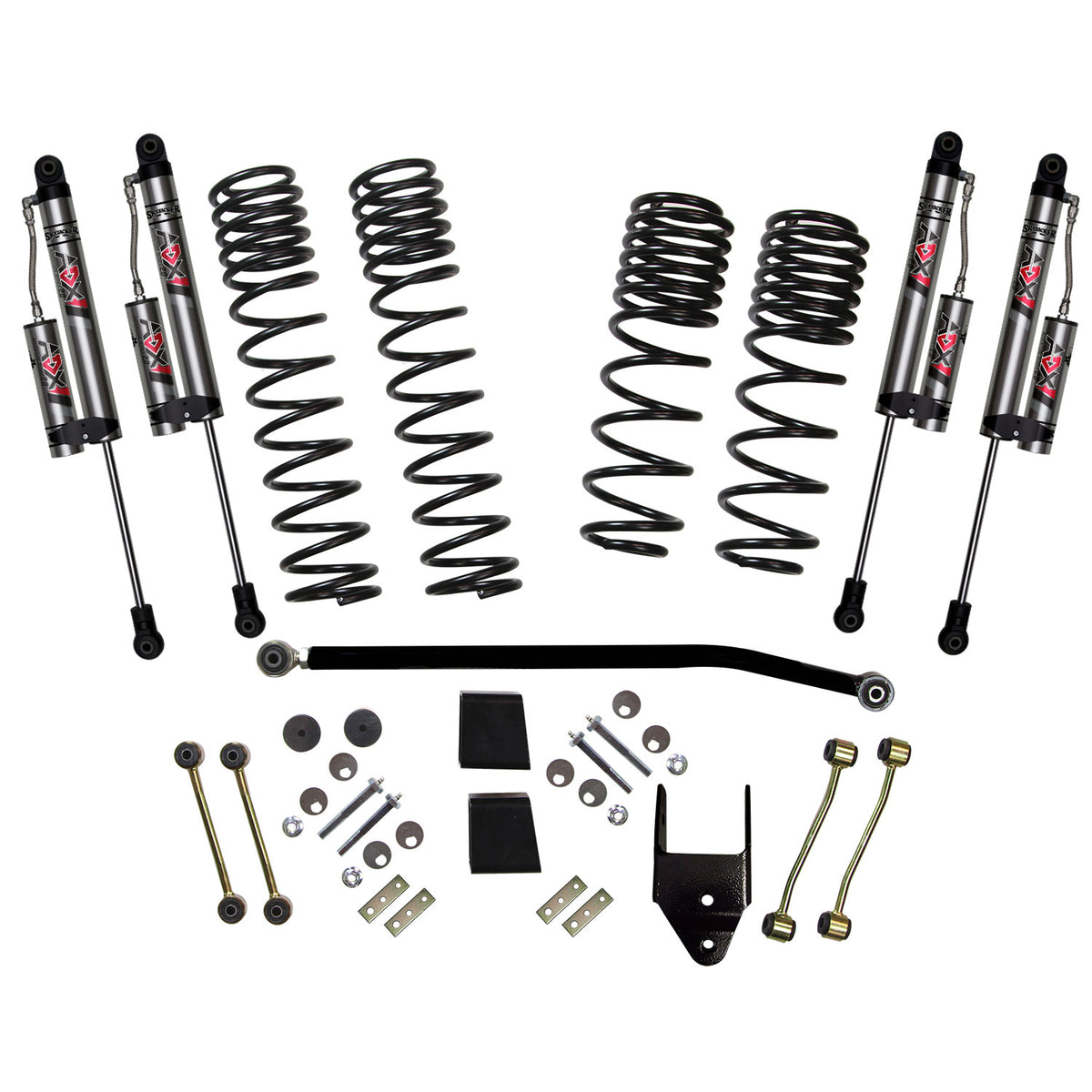 Skyjacker 20-23 Jeep Wrangler JL 4WD (Non-Rubicon) Long Travel 4in Coil System w/Reservoir Shocks - JL40BKXLTD