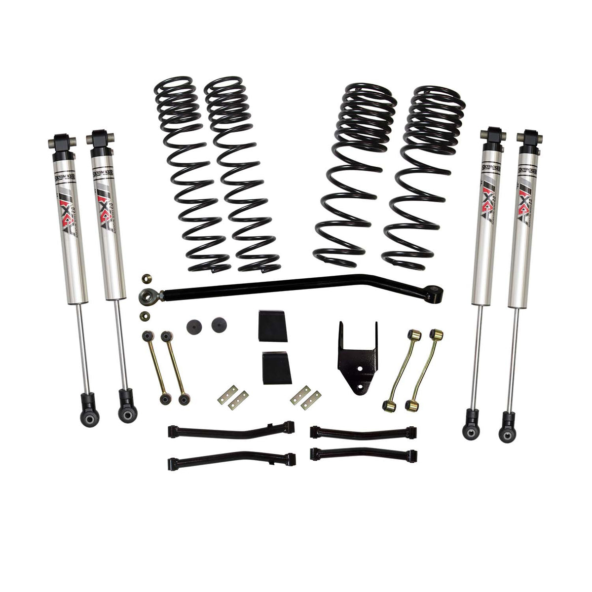 Skyjacker 21- 25 Jeep Wrangler Jl 4Xe 4.5 In. Susp. Lift Kit With ADX M2.0 Aluminum Monotube Shocks - JL45EBKXMLT