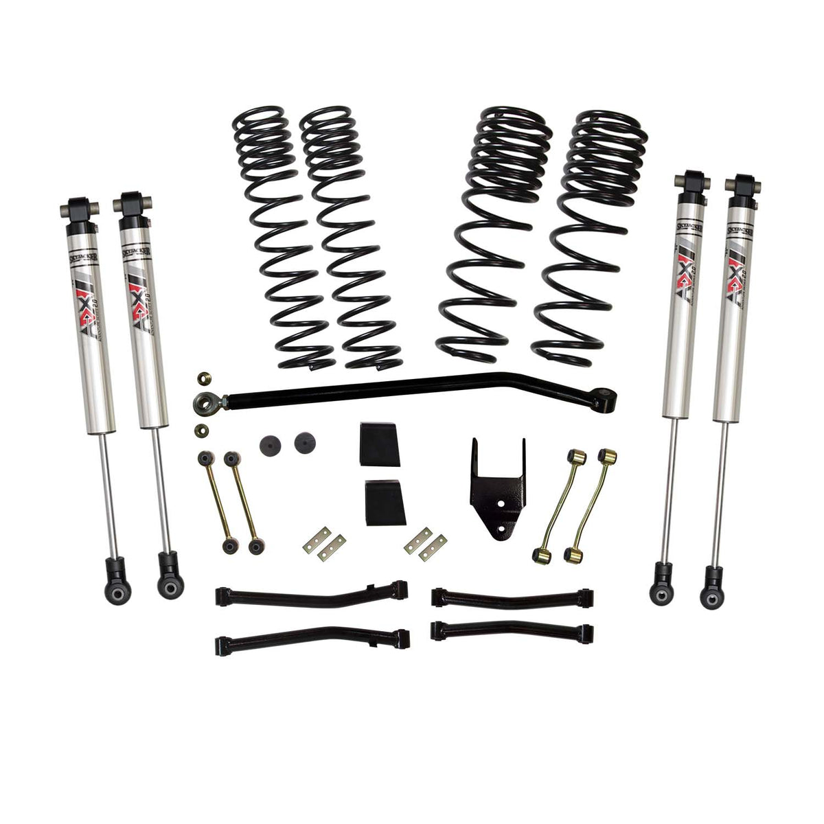 Skyjacker 21-25 Jeep Wrangler Jl 4Xe 4.5 In. Susp. Lift Kit With ADX M2.0 Aluminum Monotube Shocks - JL45ERBKXMLT