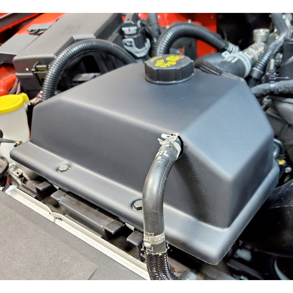 JLT Coolant Tank Cover for 2015-2023 Ford Mustang - JLTCTC-FM15
