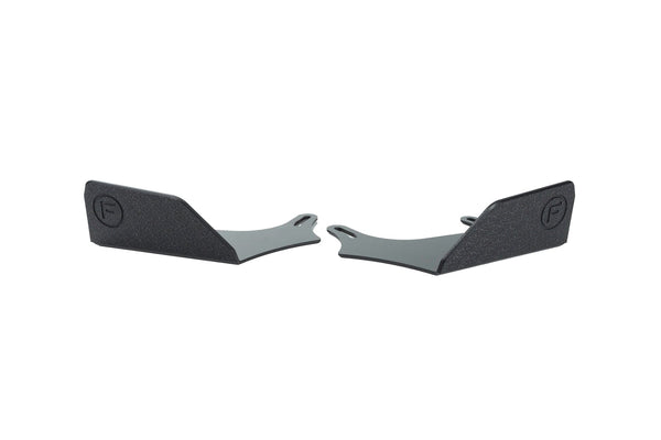 Flow Designs - Kona N Front Lip Splitter Winglets (Pair) for 2022-2023 Hyundai Kona N - front view