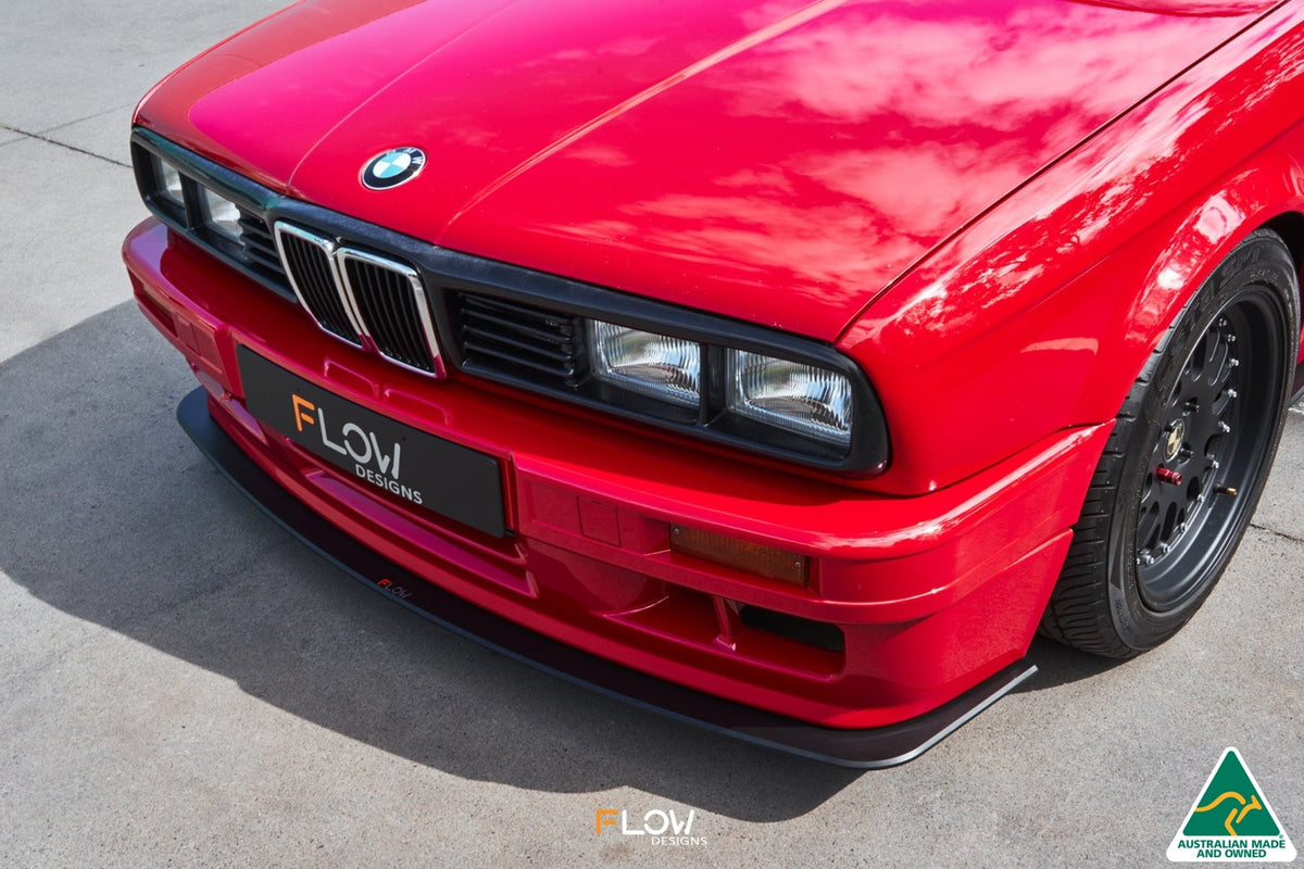 Flow Designs - E30 M-Tech 2 Front Lip Splitter