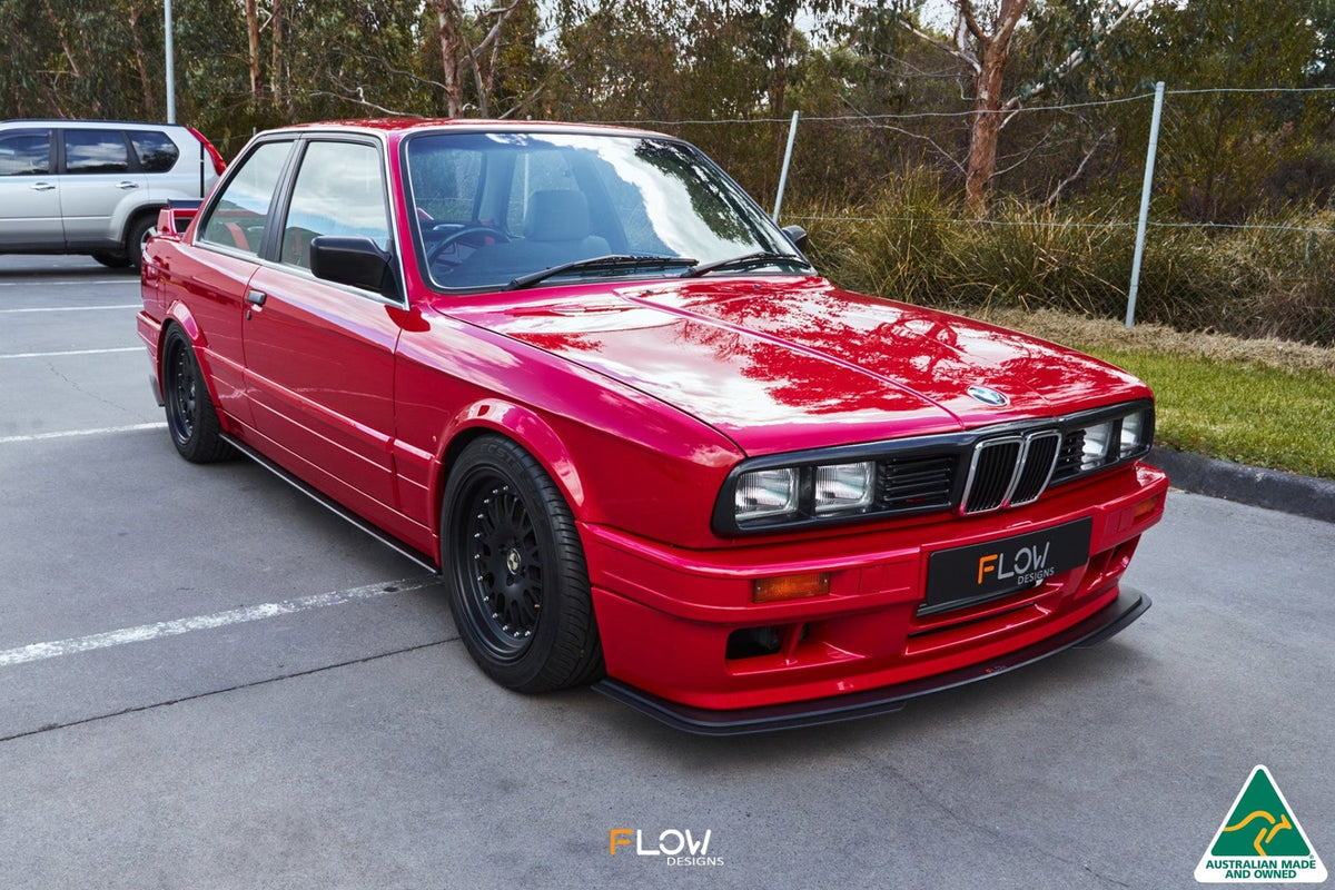 Flow Designs - E30 M-Tech 2 Front Lip Splitter Extensions (Pair)