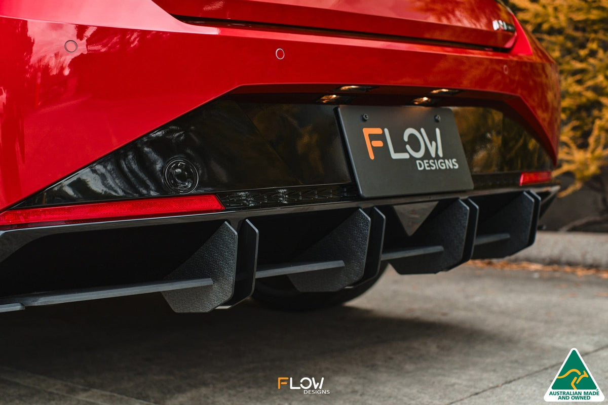 Flow Designs - CN7 Elantra N Line Sedan 2020 Flow-Lock Rear Diffuser