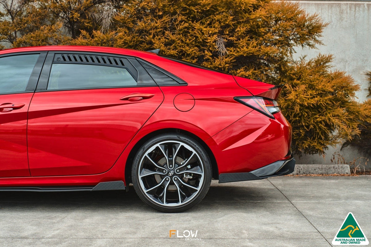 Flow Designs - CN7 Elantra N Line Sedan 2020 Rear Window Vents (Pair)