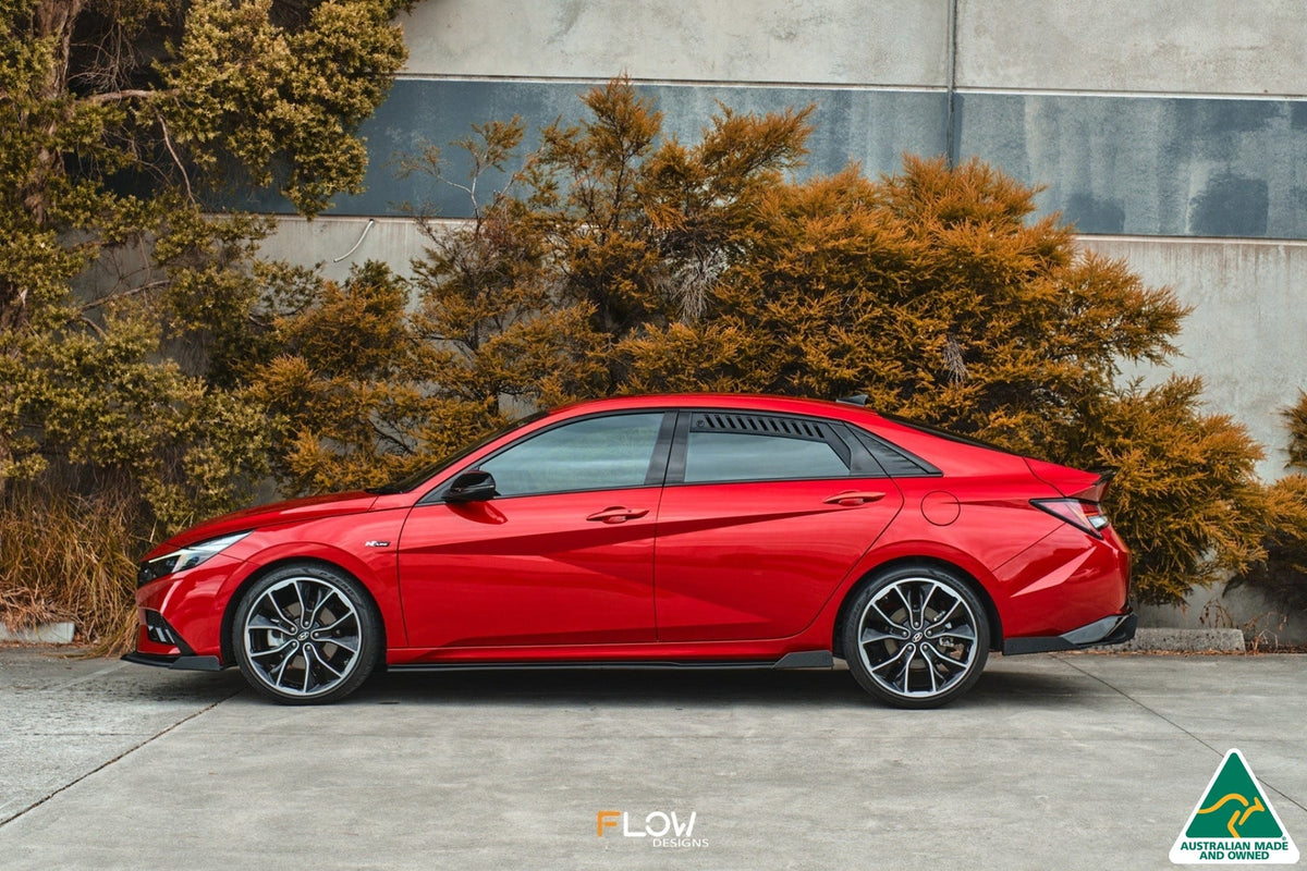 Flow Designs - CN7 Elantra N Line Sedan 2020 Rear Window Vents (Pair)