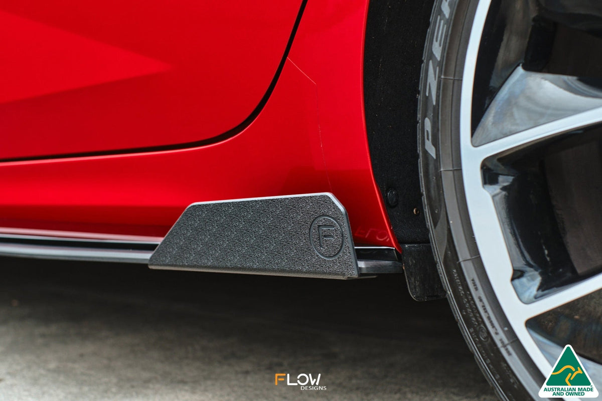 Flow Designs - CN7 Elantra N Line Sedan 2020 Side Skirt Splitter Winglets (Pair)
