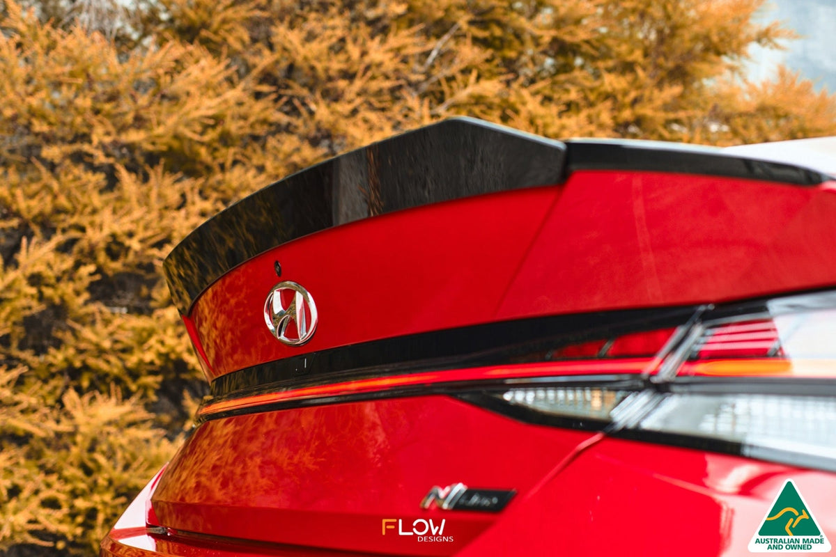 Flow Designs - CN7 Elantra N Line Sedan 2020 Rear Spoiler Extension