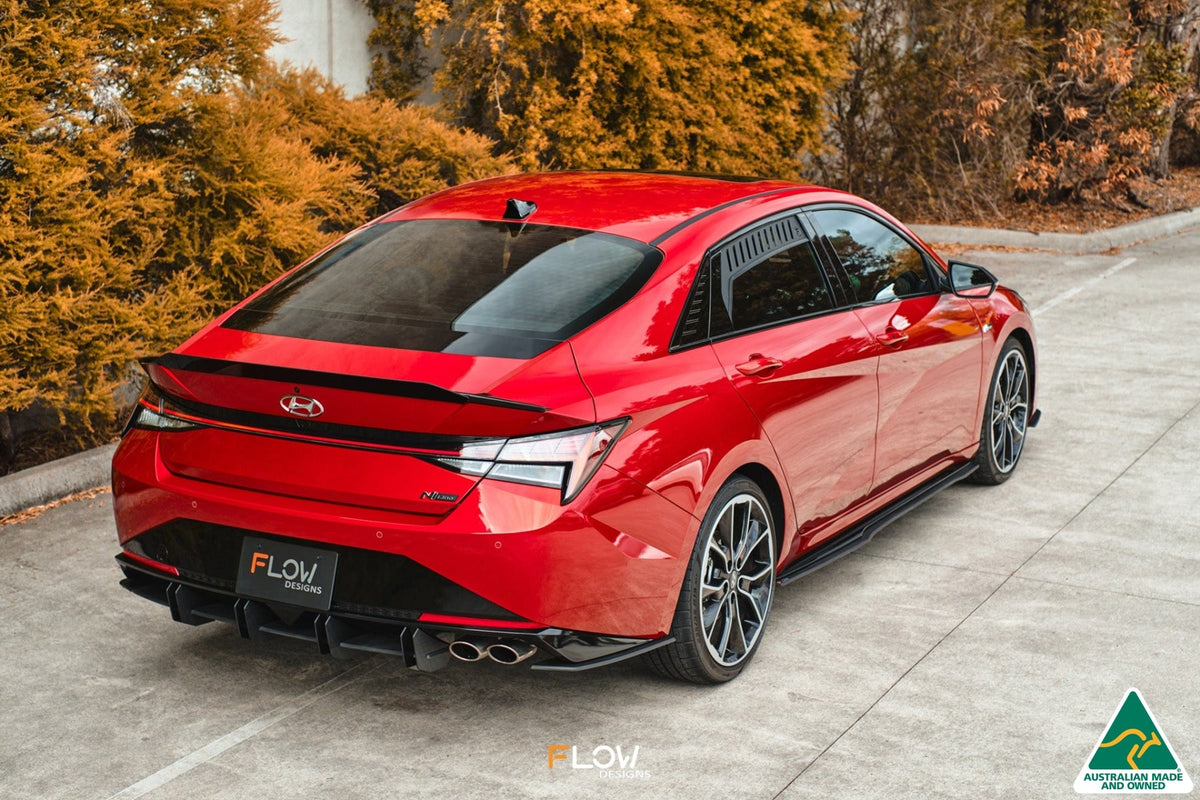 Flow Designs - CN7 Elantra N Line Sedan 2020 Rear Window Vents (Pair)