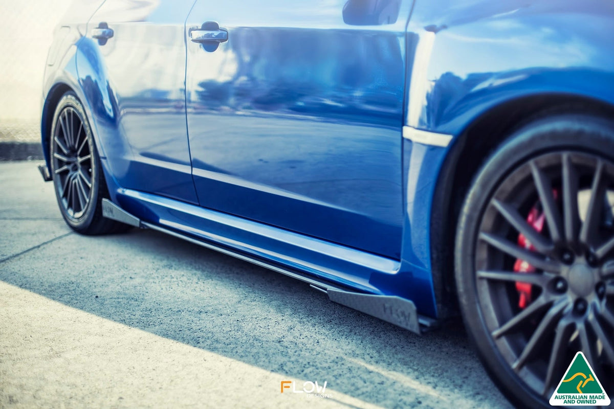 Flow Designs - Impreza WRX / STI G3 Hatch (FL) Side Skirt Splitters (Pair)