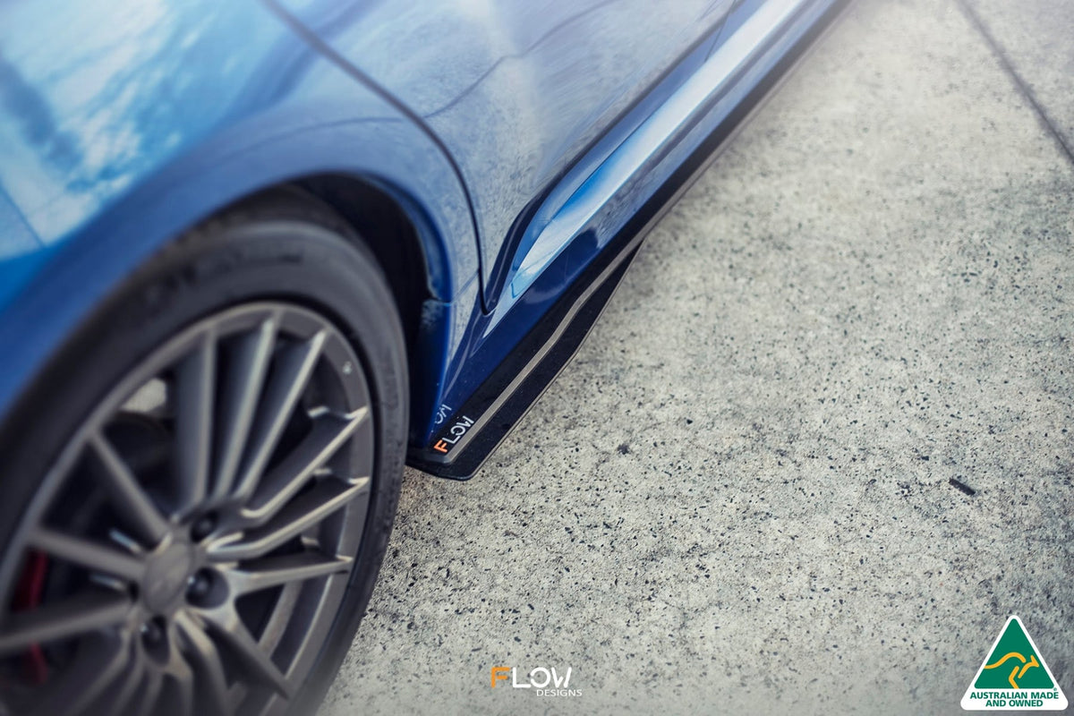 Flow Designs - Impreza WRX / STI G3 Hatch (FL) Side Skirt Splitters (Pair)