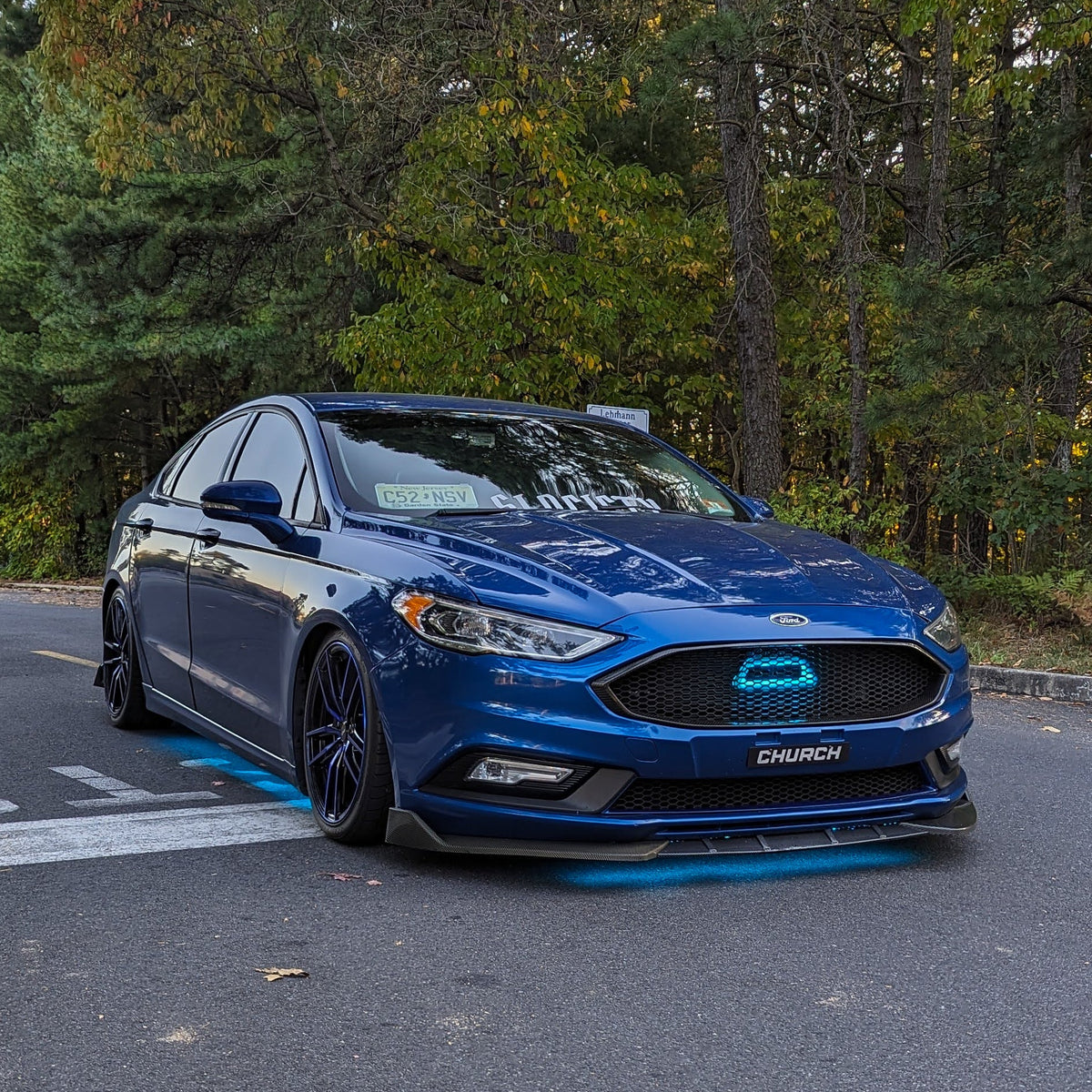 Velossa Tech - 2013-2020 Ford Fusion (Gen 4 Lower Body ONLY) BIG MOUTH &quot;LIT KIT&quot; Ram Air Intake Snorkel (1.5L/1.6L/2.0L EcoBoost/2.5L/Sport)
