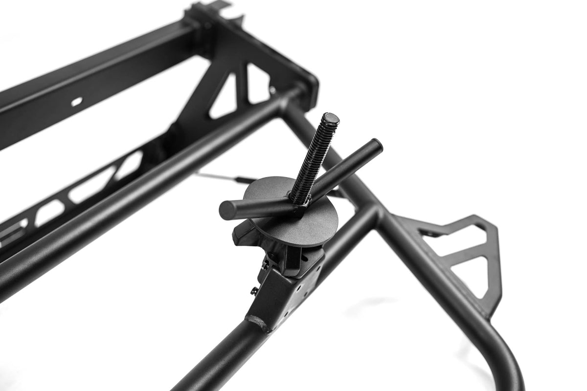 DV8 Offroad - 2020-2025 Jeep Gladiator JT Adjustable In-Bed Spare Tire Carrier - TCGL-03
