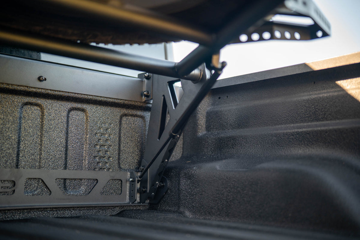 DV8 Offroad - 2020-2025 Jeep Gladiator JT Adjustable In-Bed Spare Tire Carrier - TCGL-03