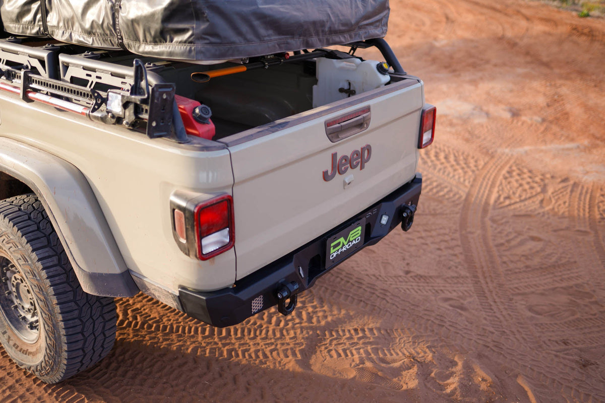 DV8 Offroad - 2020-2026 Jeep Gladiator JT | MTO Series Rear Bumper - RBGL-12