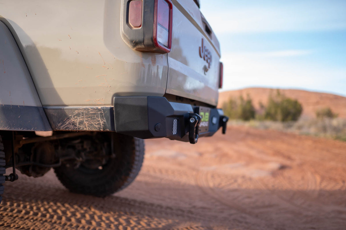 DV8 Offroad - 2020-2026 Jeep Gladiator JT | MTO Series Rear Bumper - RBGL-12