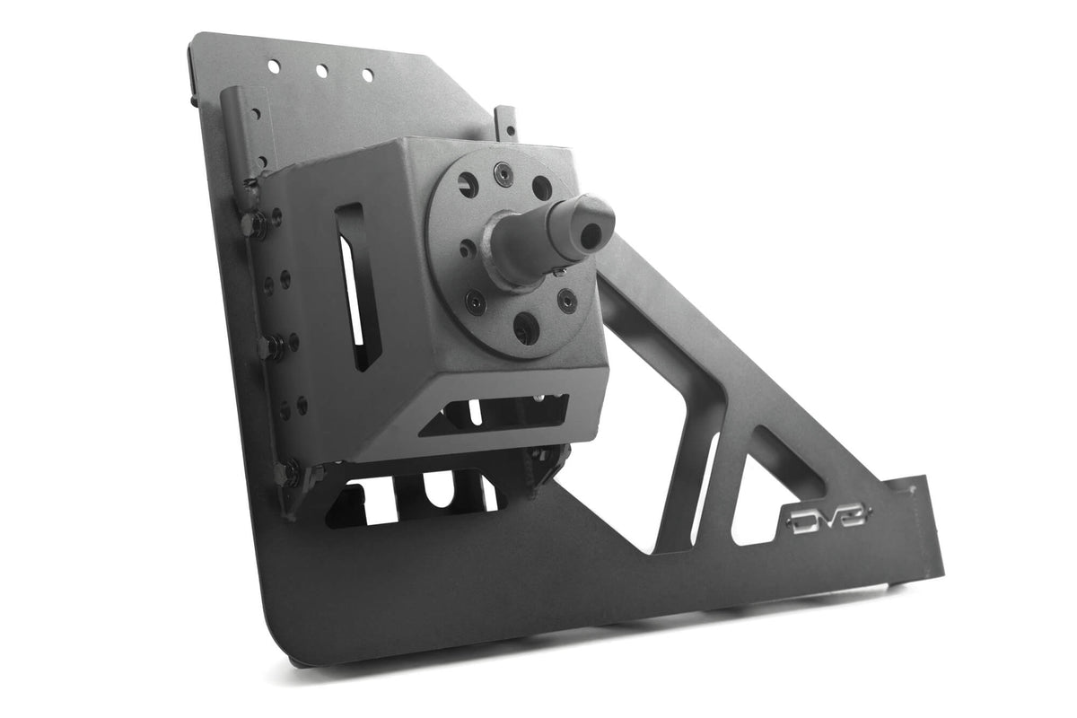 DV8 Offroad - 2018-2026 Jeep Wrangler JL | MTO Series Bumper Spare Tire Swing Gate - TCJL-13