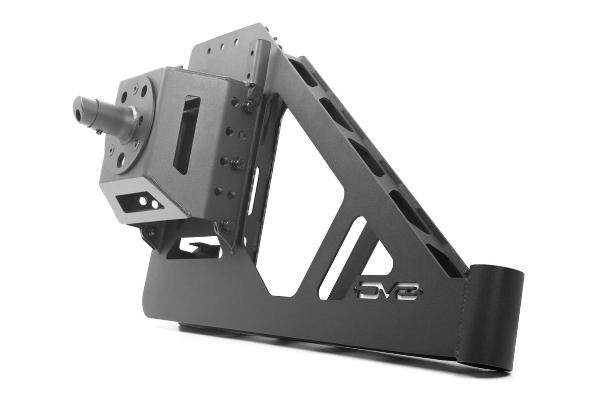 DV8 Offroad - 2018-2026 Jeep Wrangler JL | MTO Series Bumper Spare Tire Swing Gate - TCJL-13