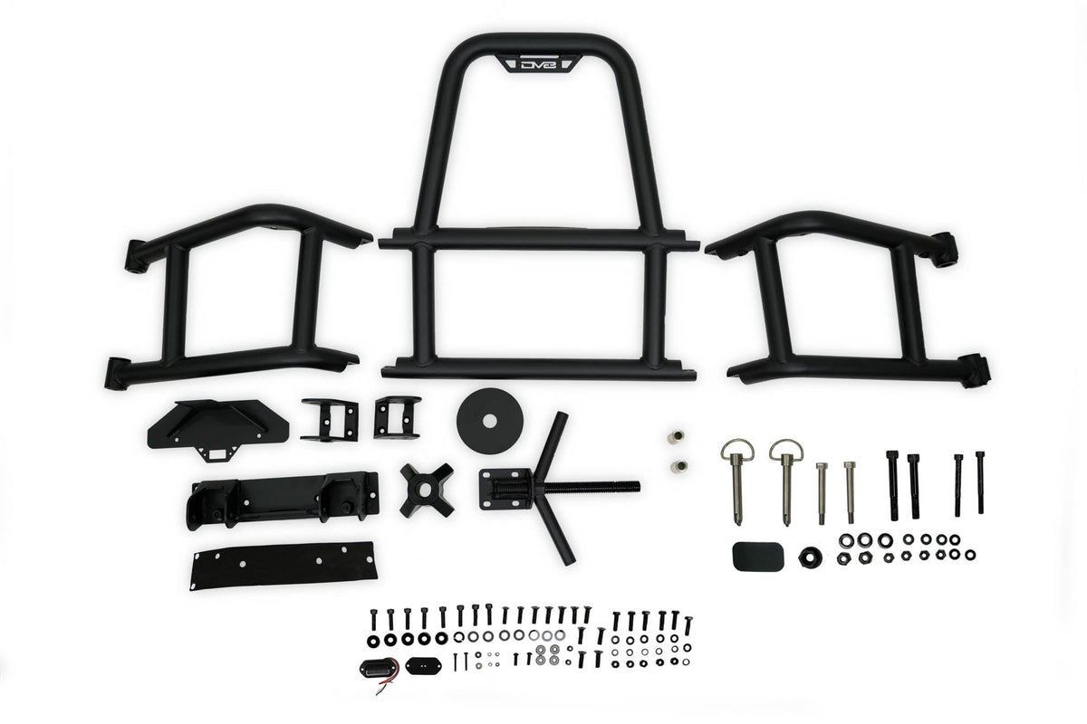 DV8 Offroad - 2007-2018 Jeep Wrangler JK | Body Mounted Tire Carrier - TCJK-14