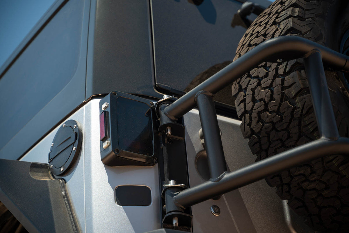 DV8 Offroad - 2007-2018 Jeep Wrangler JK | Body Mounted Tire Carrier - TCJK-14