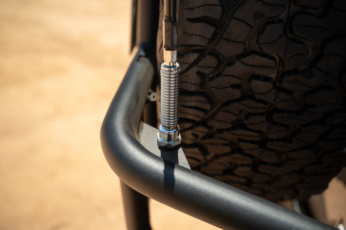 DV8 Offroad - 2007-2018 Jeep Wrangler JK | Body Mounted Tire Carrier - TCJK-14