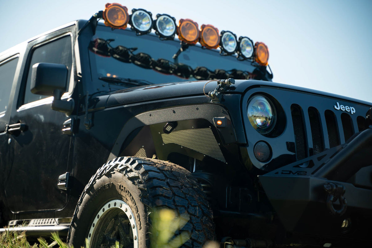 DV8 Offroad - 2007-2018 Jeep Wrangler JK | Fender Flare Deletes - FDJK-08