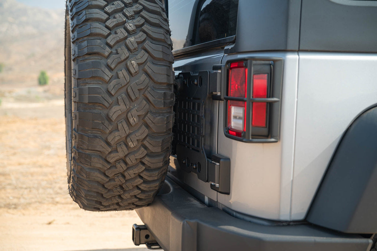 DV8 Offroad - 2007-2018 Jeep Wrangler JK Tailgate Reinforcement Molle Panel - TCJK-04