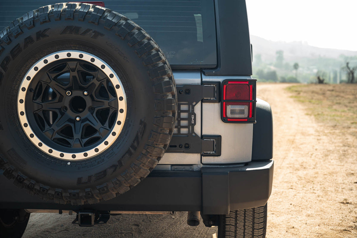 DV8 Offroad - 2007-2018 Jeep Wrangler JK Tailgate Reinforcement Molle Panel - TCJK-04