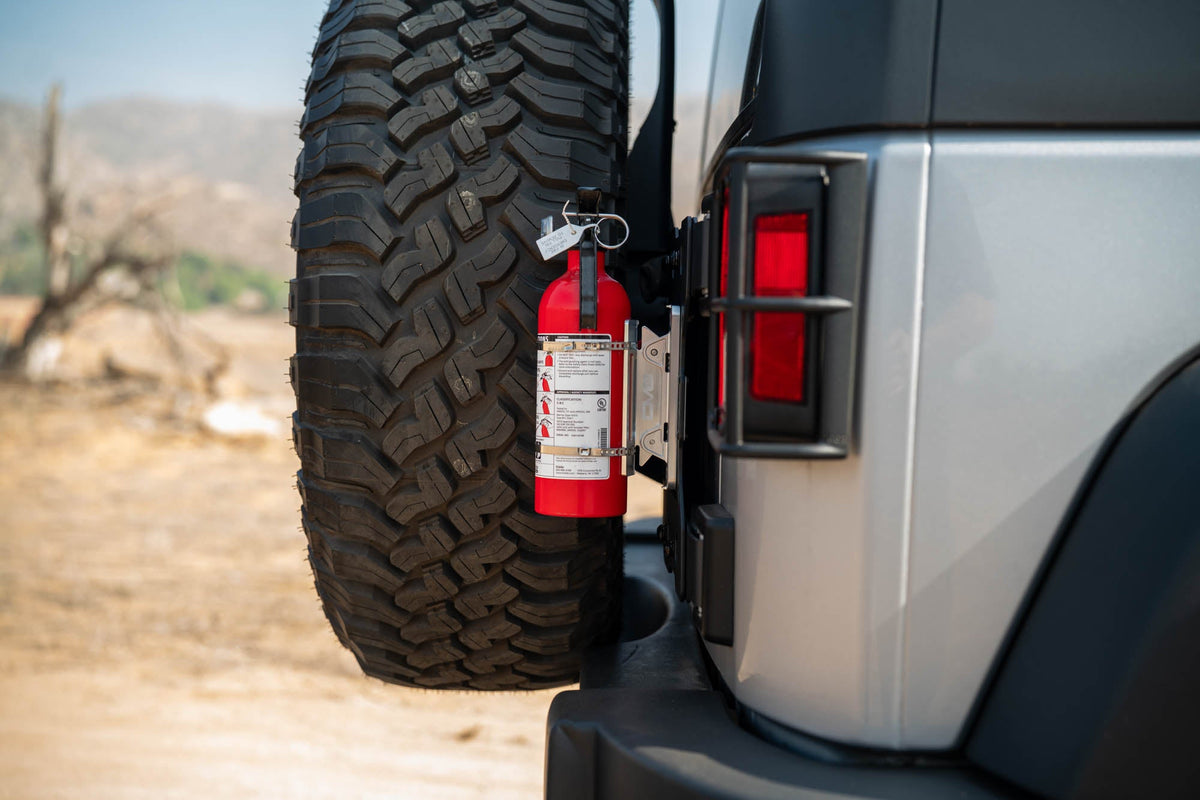 DV8 Offroad - 2007-2018 Jeep Wrangler JK Tailgate Reinforcement Molle Panel - TCJK-04