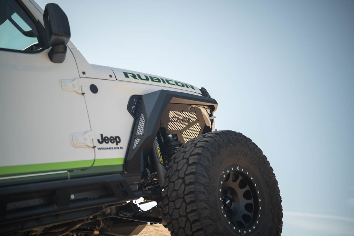 DV8 Offroad - 2018-2026 Jeep Wrangler JL Armor Fender Flares - FDJL-09