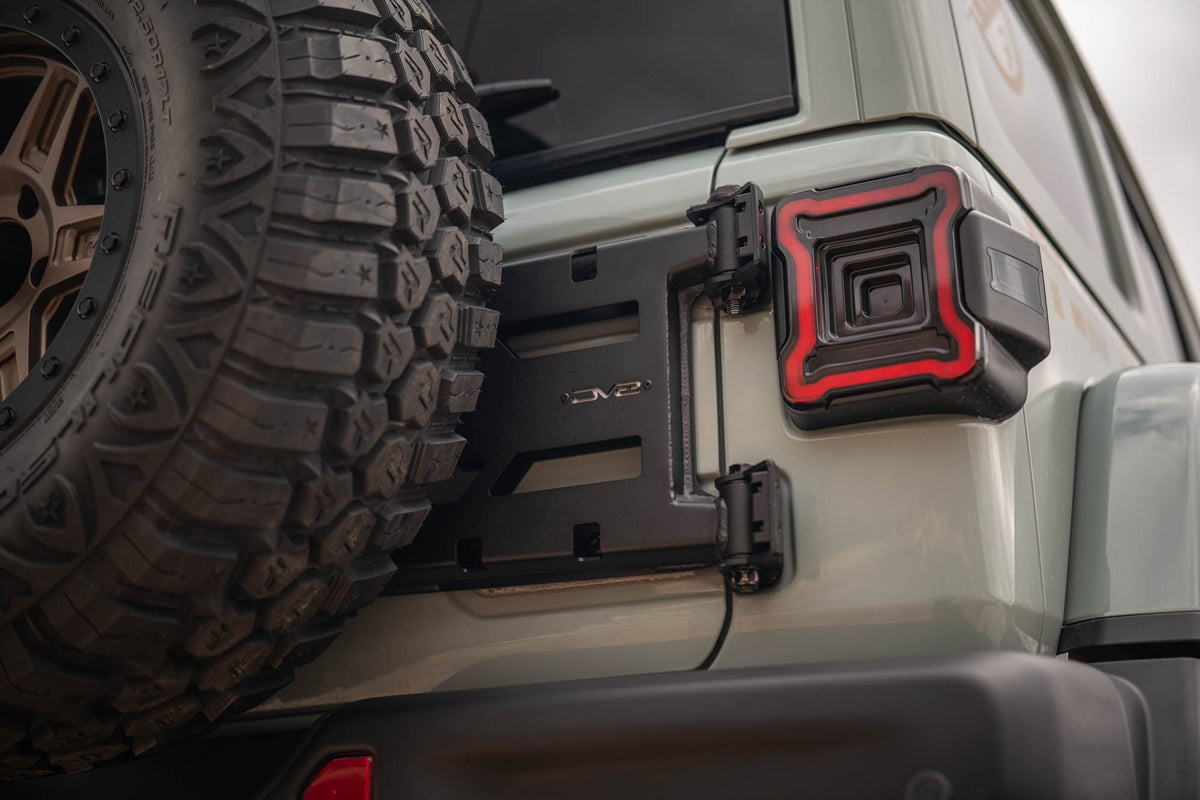 DV8 Offroad - 2018-2026 Jeep Wrangler JL Spare Tire Carrier - TCJL-15