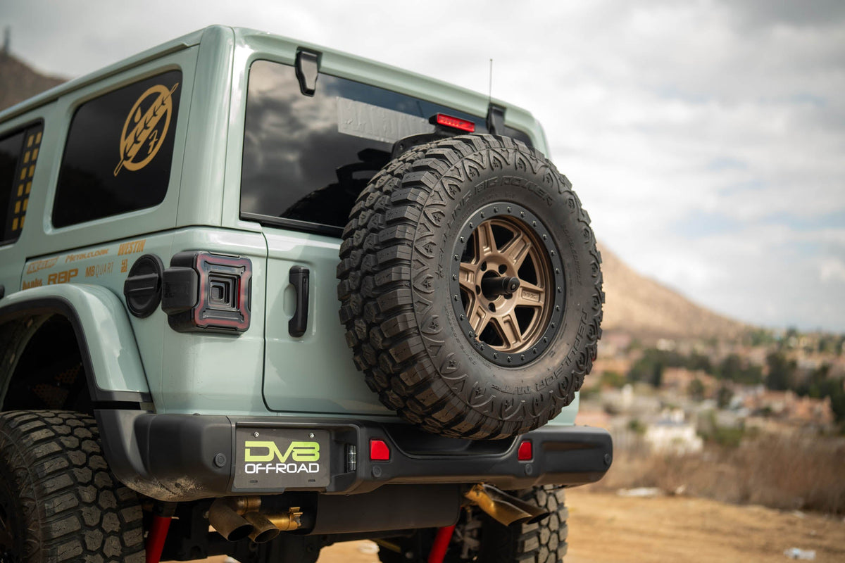 DV8 Offroad - 2018-2026 Jeep Wrangler JL Spare Tire Carrier - TCJL-15