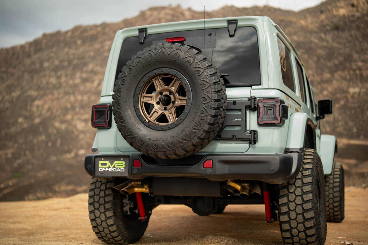 DV8 Offroad - 2018-2026 Jeep Wrangler JL Spare Tire Carrier - TCJL-15