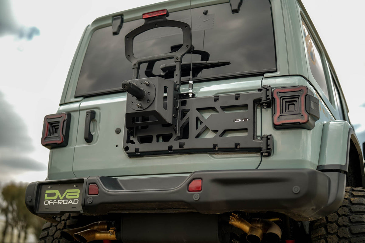 DV8 Offroad - 2018-2026 Jeep Wrangler JL Spare Tire Carrier - TCJL-15