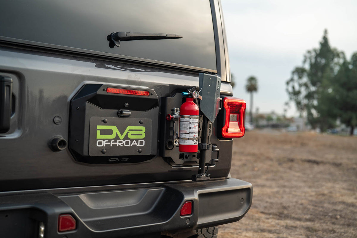 DV8 Offroad - 2018-2026 Jeep Wrangler JL Tailgate Reinforcement Molle Panel - TCJL-04