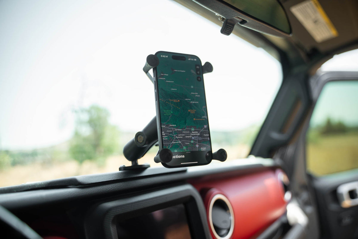 DV8 Offroad - 2018-2023 Jeep Wrangler JL & 2020-2023 Gladiator JT | Device Dash Mount V2 - DMJL-02