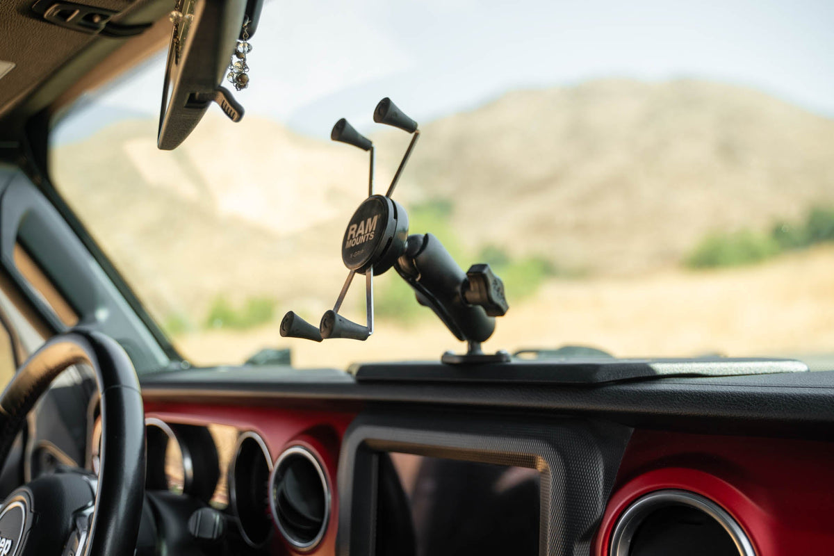 DV8 Offroad - 2018-2023 Jeep Wrangler JL & 2020-2023 Gladiator JT | Device Dash Mount V2 - DMJL-02