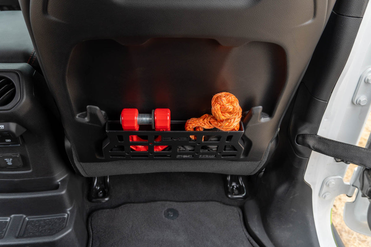DV8 Offroad - 2018-2026 Jeep Wrangler & Gladiator Rubicon/Mojave | Seat Back Molle Pockets - MPJL-09
